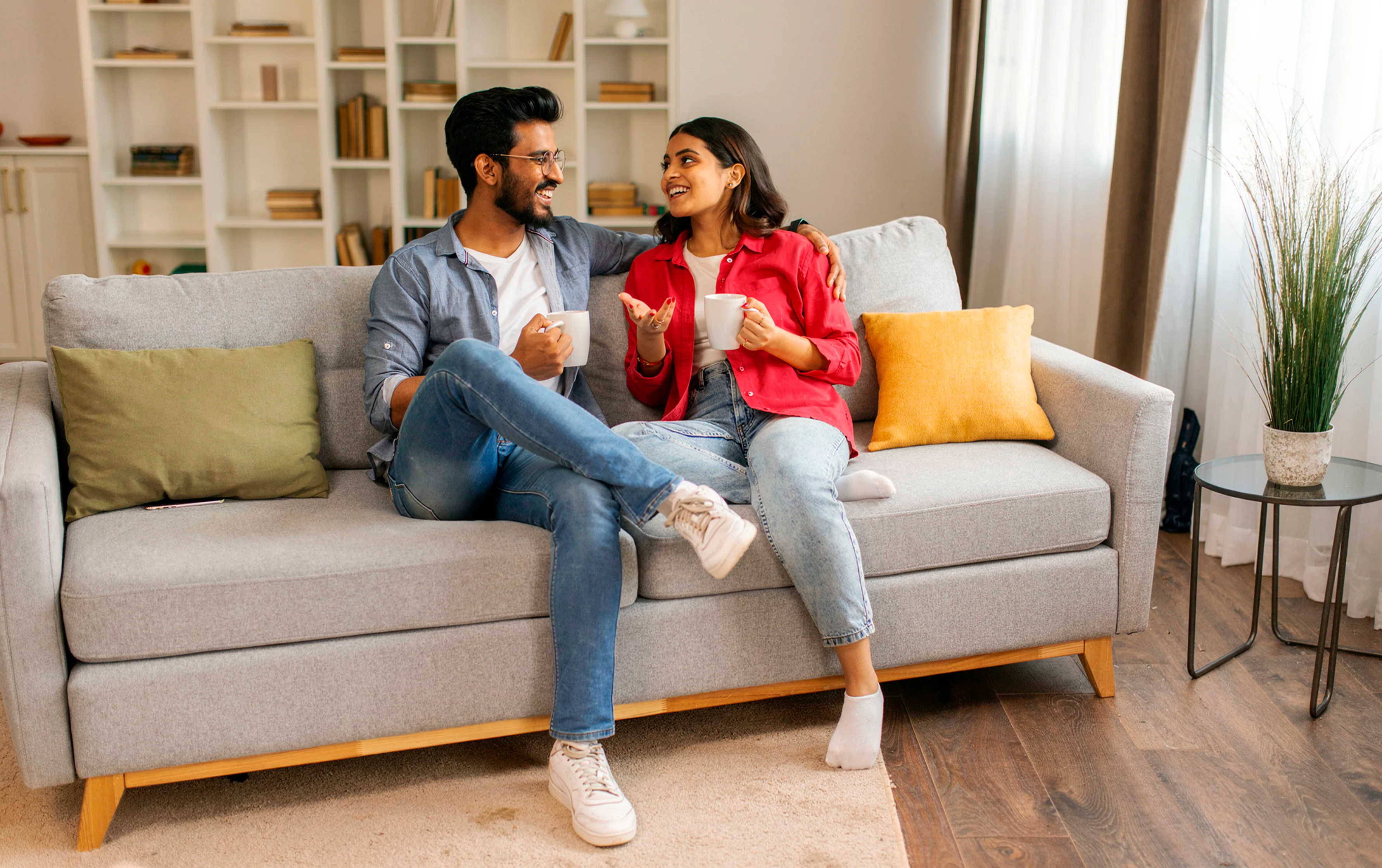 A couple enjoying their Namo Origin home